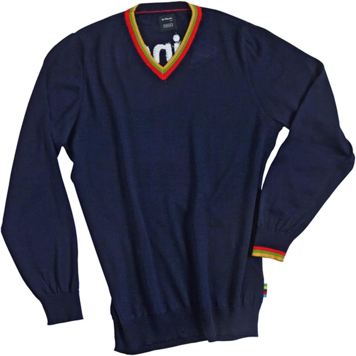 

Cinelli x De Marchi Collaboration Wool Sweater Italo 79 L 497JTCIN20142 V-Neck