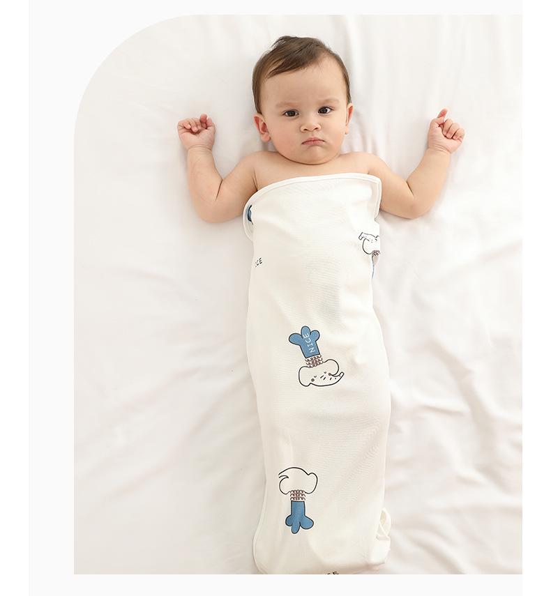 Ganzjahres-Neugeborenen-Babyeinschlagdecke - Weiche Baumwollwickeldecke für Säuglinge