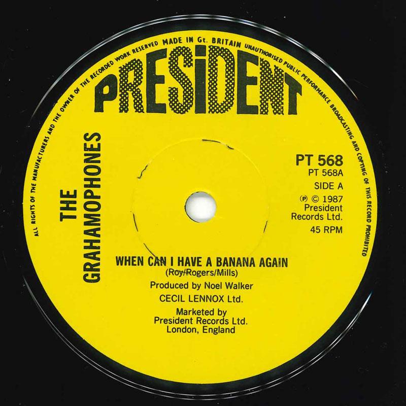 

7-дюймовая пластинка ГРАМОФОНЫ - Chinese Laundry Blues PT563 President Recor 1987 UK Поп Б/У