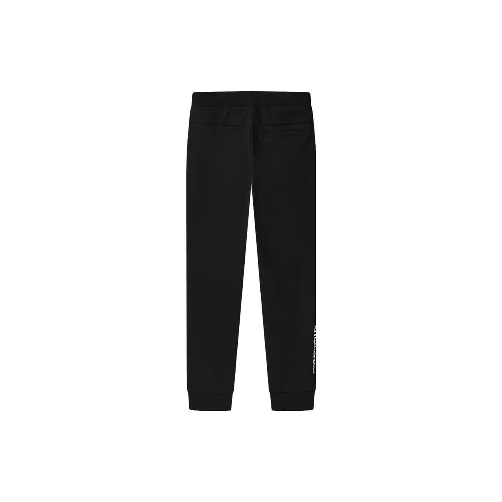 New FILA Knitted Sweatpants Men's Black F11M329606FBK