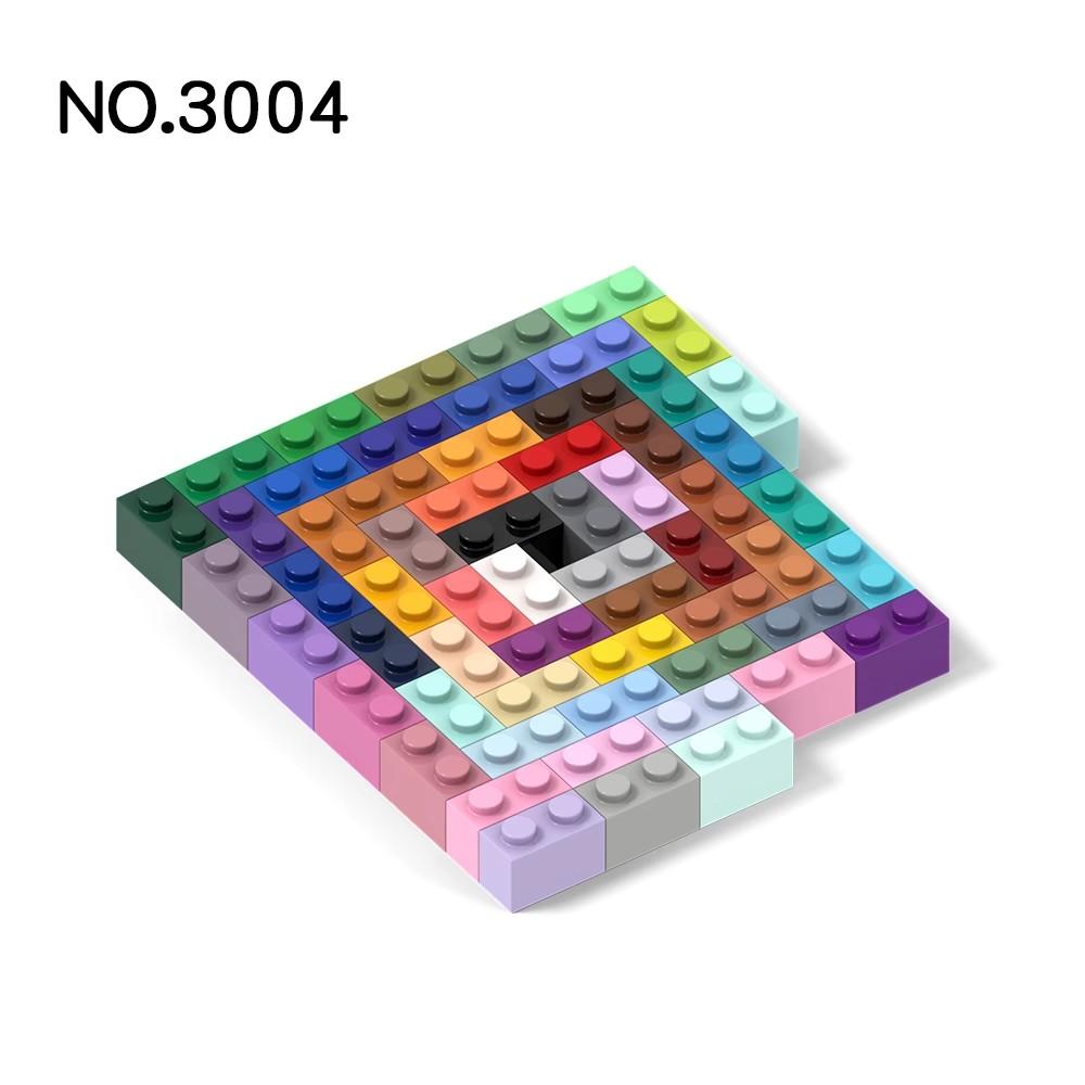 20 Stück MOC Teile 3004 Stein 1 x 2 Kompatible Steine DIY Zusammenbau Bausteine Partikel Kinderpuzzle Gehirnspielzeug Geschenk