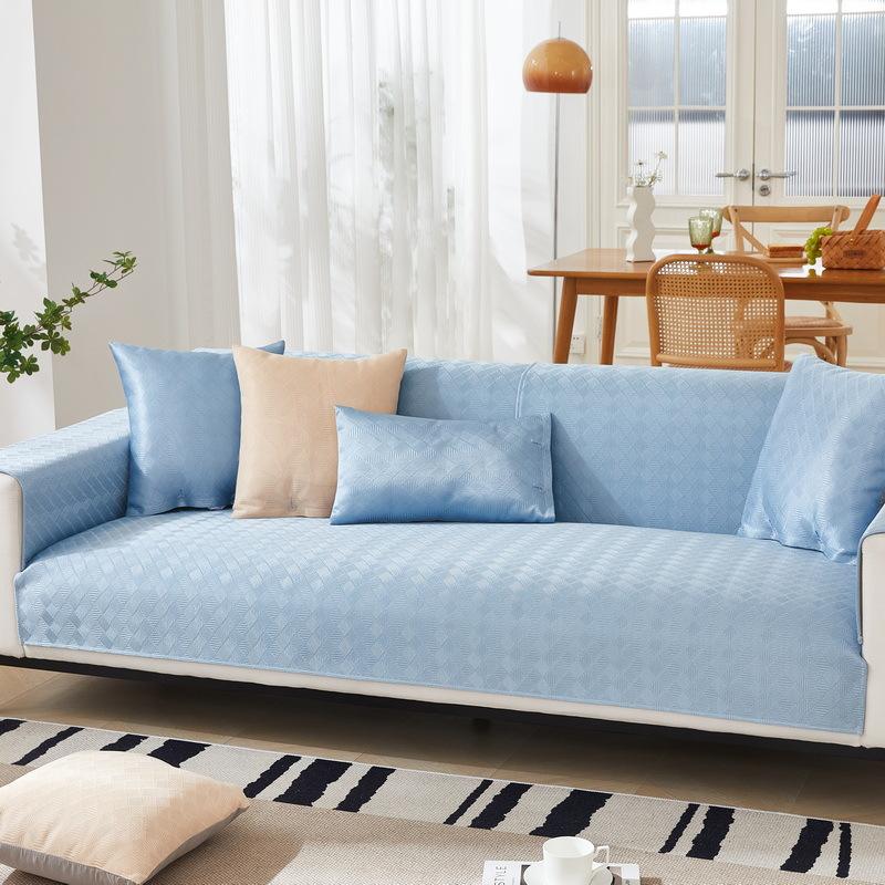 

Ice Silk Sofa Cushion Summer Mat Summer General Non-Slip Simple Sofa Cover All-Inclusive Seat Cushion Rattan Mat Cool Cushion 70*70cm