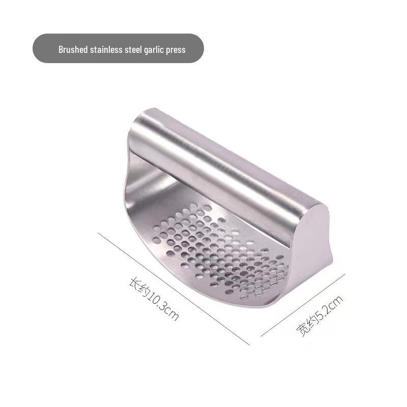 Stainless Steel Ring Garlic Press & Mincer – Home Essential Tool