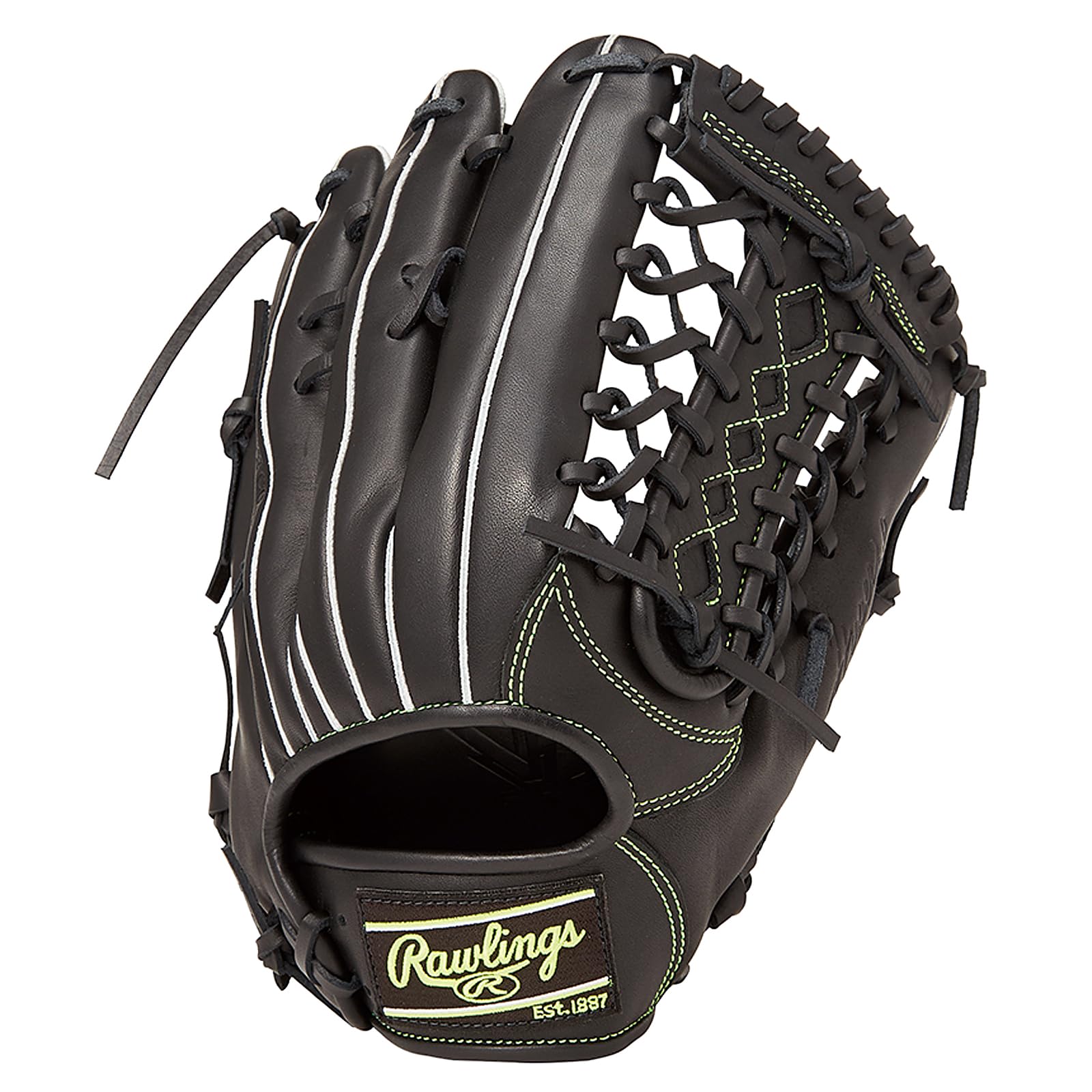 

Rawlings Baseball Glove Adult Softball HYPER TECH DEEP WELL POCKET Size GR4HTDW7 Black pitchers [For Outfielders] 12.25 For right-handed