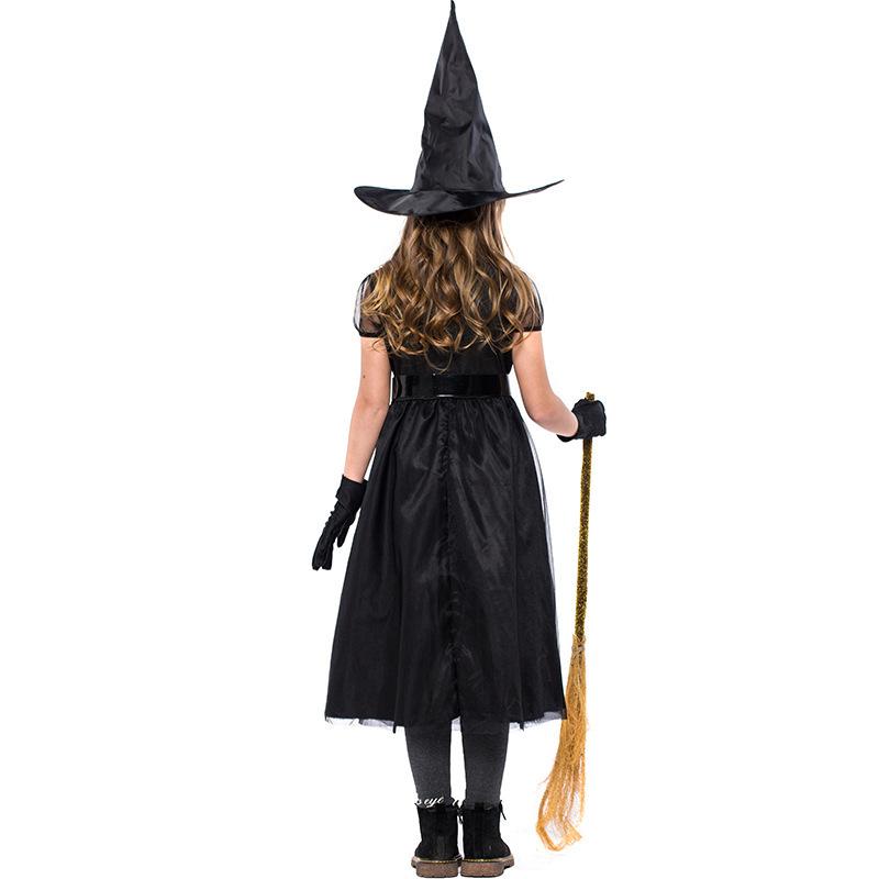 Halloween Witch Costume Black Mesh Little Witch Children's Costume Show Costume Witch Also Crazy Cosplay Costume