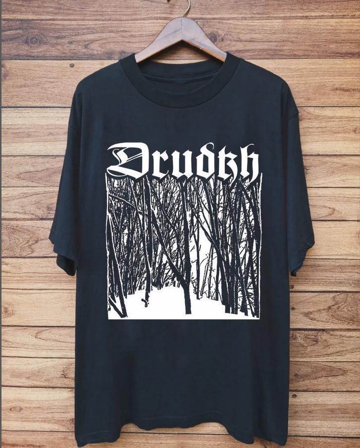 DRUDKH Kapela Březové Tričko s krátkým rukávem Plná velikost S-4XL