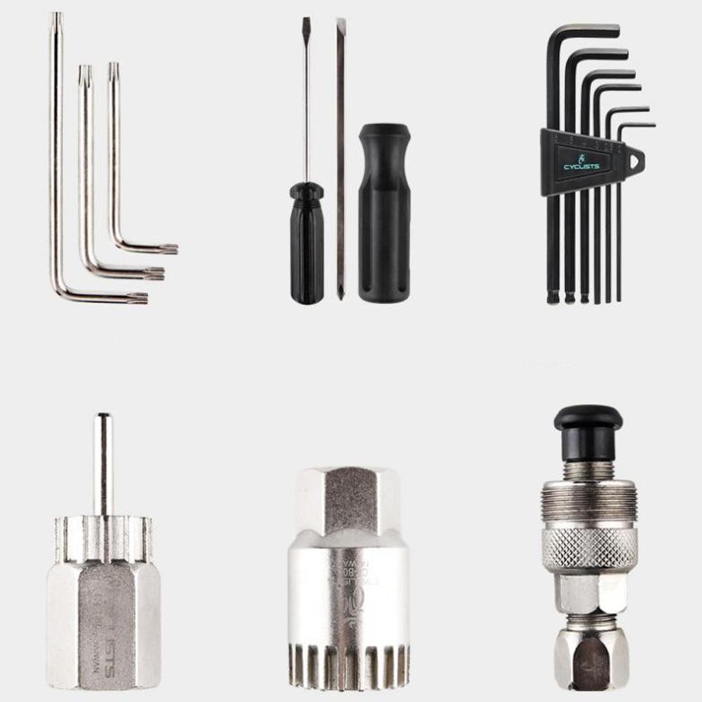 Bicycle Repair Kit Toolbox Set Mountain Bike Cycling Equipment Accessories Tool