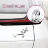 Vertical gecko car exterior sticker glow-in-the dark tail logo personality exterior sticker decorative metal