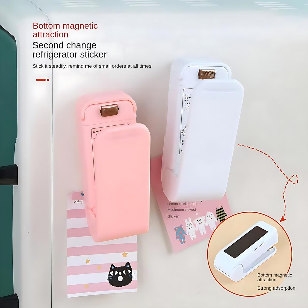 Portable Mini Heat Sealer for Plastic Bags and Snacks, Handheld Sealing Machine for Home Use