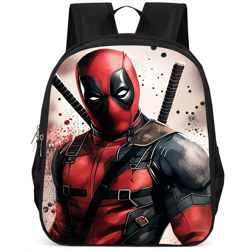 Spacious 15 Inch Deadpool Backpack For Boys And Girls With Large Capacity Design