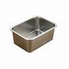 Rectangular Metal Container with Lid Easy To Clean Catering Tray Reusable Kitchenware for