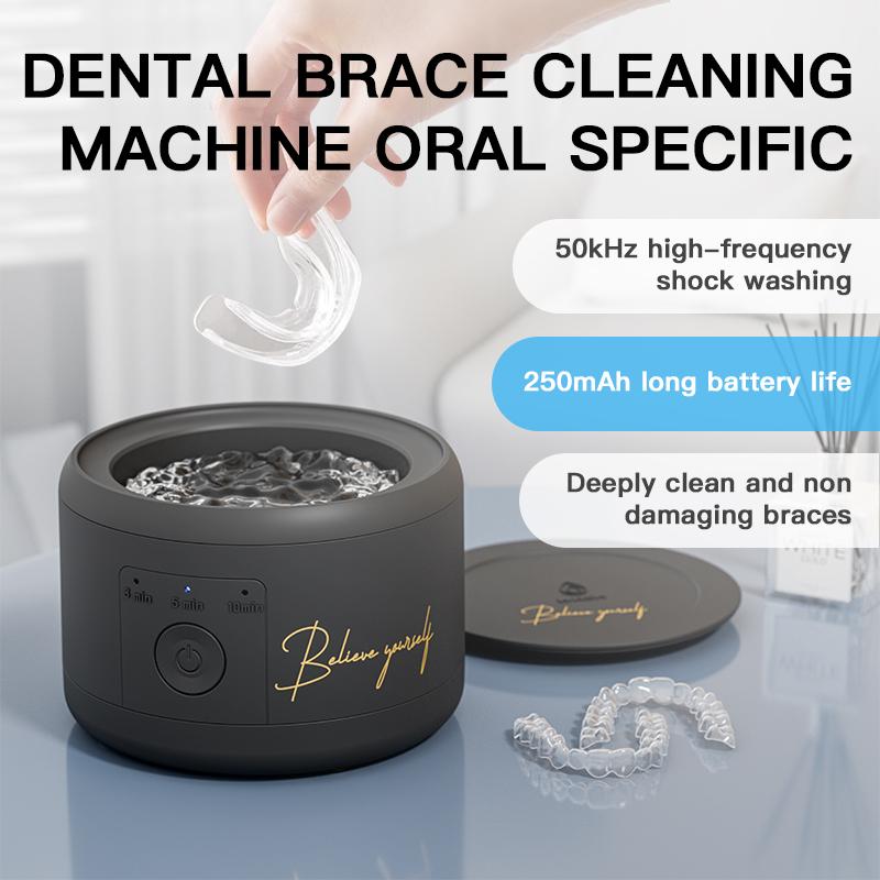 Xiaomi Xiaomi USB Rechargeable Ultrasonic Cleaner Machine – For Dentures, Retainers, Mouth Guards, Aligners & Whitening Trays – Personal Oral