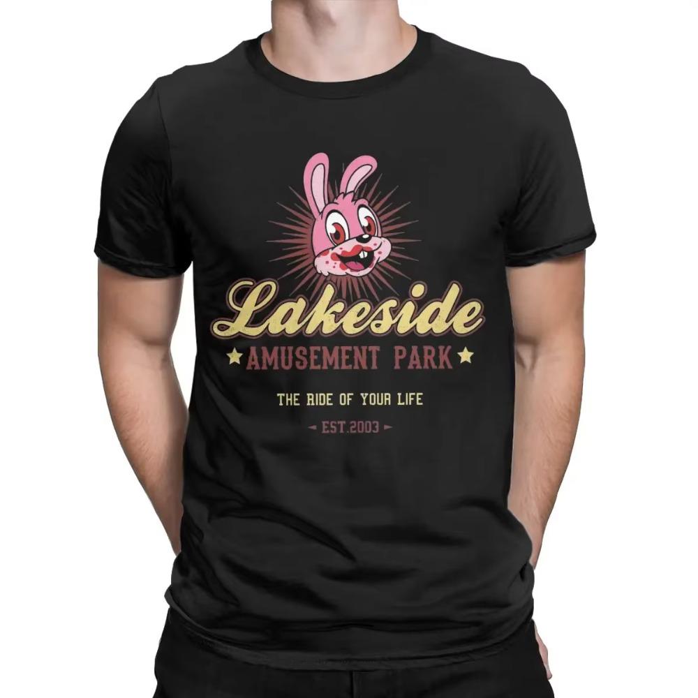 Maglietta da uomo Lakeside Park Silent Hill in cotone, novità, a maniche corte, girocollo, regalo di compleanno