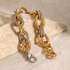 Sophisticated 18K Gold Plated Chain Bracelet Beautifully Craft Jewelry Accessory for Elegant Charm Stylish Outfits