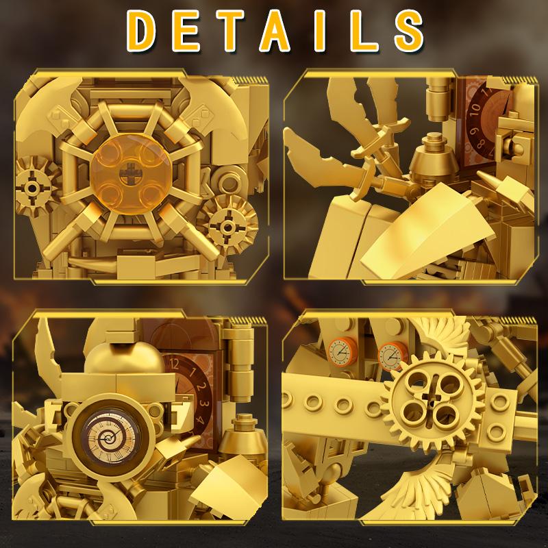 New Skibidi Toileted Titan Clock King 2.0 Building Blocks TVman Speakerman Model Toys for Kid Boys Ideas Gifts Xmas Easter Gift