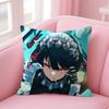 Game Zenless Zone Zero Joe Cushion Cover Natural Linen Pillow Case DoubleSided Print Decorative Sofa Pillowcase Home Decor Gift