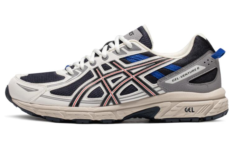 ASICS Gel Venture 6 White Black Blue 1011B550-003 42.5