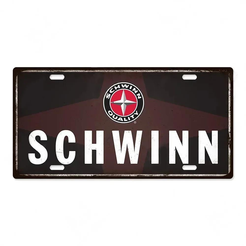 Klassische Metallschild-Dekoration Fahrradmarke Blechschild Handwerk Wanddekoration Schilder für Bar Garage Fahrrad Rostige Plakette 15x30cm Zinn Bo
