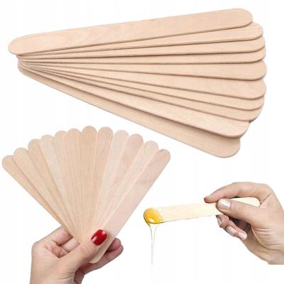 Wooden Cosmetic Sticks for Waxing, Non-sterile ENT Spatulas
