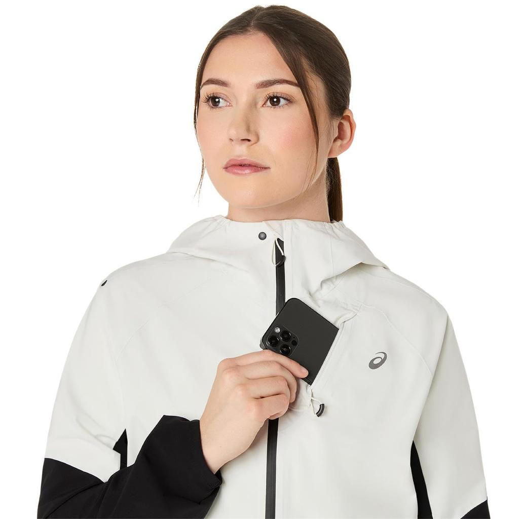 Asics Running Wear METARUN LEGEND Jacket 2012D348 Women's 001 (Performance Black/Cream) L