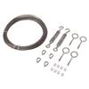 Strings Light Hanging Kit Stainless Steel PVC Coating Turnbuckle Wire Tensioner Kit for Hanging