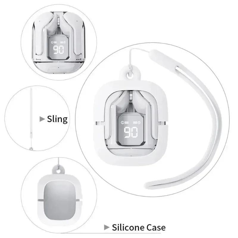 T2 TWS Wireless Earphone Bluetooth 5.3 Headphones Sport Gaming Headsets Noise Reduction Earbuds Bass Touch Control for Allphone