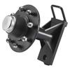 Roți Container Maritim Kit Roți cu 8 Șuruburi, Ax Container Maritim Heavy Duty cu Sistem de Fixare cu Ratchet - Mută Containere de 6 m-12 m, Transport Sigur pentru Doc,