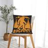 Bigfoot Hiking Illustration Printed Pillow Case Square Pillow Cover For Sofa Car Home Decor Vintage Pillowcases