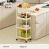 4-Tier Movable Kitchen Storage Cart