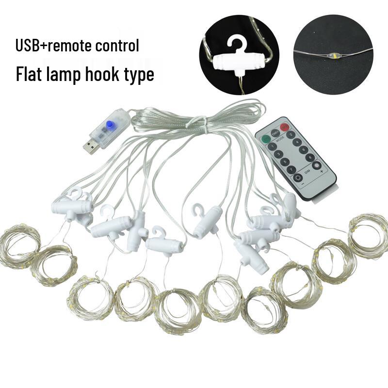 

USB Remote Control LED Curtain String Lights