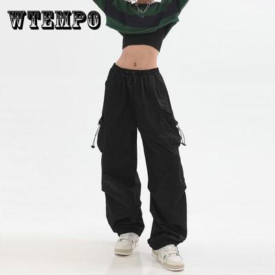 Pantalon Cargo décontracté pour femmes, Streetwear, mode, taille élastique, jogging, longueur cheville, surdimensionné, printemps