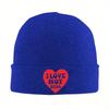 New I Love Hot Dads Knitted Hat Beanie Autumn Winter Hat Warm Casual Caps For Unisex Women