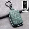 Leather Car Remote Key Case Cover for Land Rover Range Rover Sport Evoque Freelander Velar Discovery for Jaguar XE XJ XF Guitar