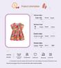 Girls' Cartoon Princess Dress - Cotton Short Sleeve Summer Fashion