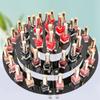 3 Tiers Acrylic Display Risers Storage Stand for Perfume Cupcake Figures and Desserts Home Decoration Organizer