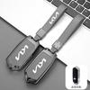 Zinc Alloy Leather 4 Buttons Car Smart Remote Key Case Cover Shell Fob For Kia K900 Stinger 2017 2018 2019 2020 Auto Accessories dmzu30