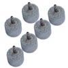 30PCS Black Sandstone Aquarium Oxygen Pump Aeration Air Stone Fish Tank Bubble Stones Accessory