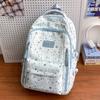 Schoolbag1011 new schoolbag female junior high school high school student large capacity star printing backpack female college student computer bag 
