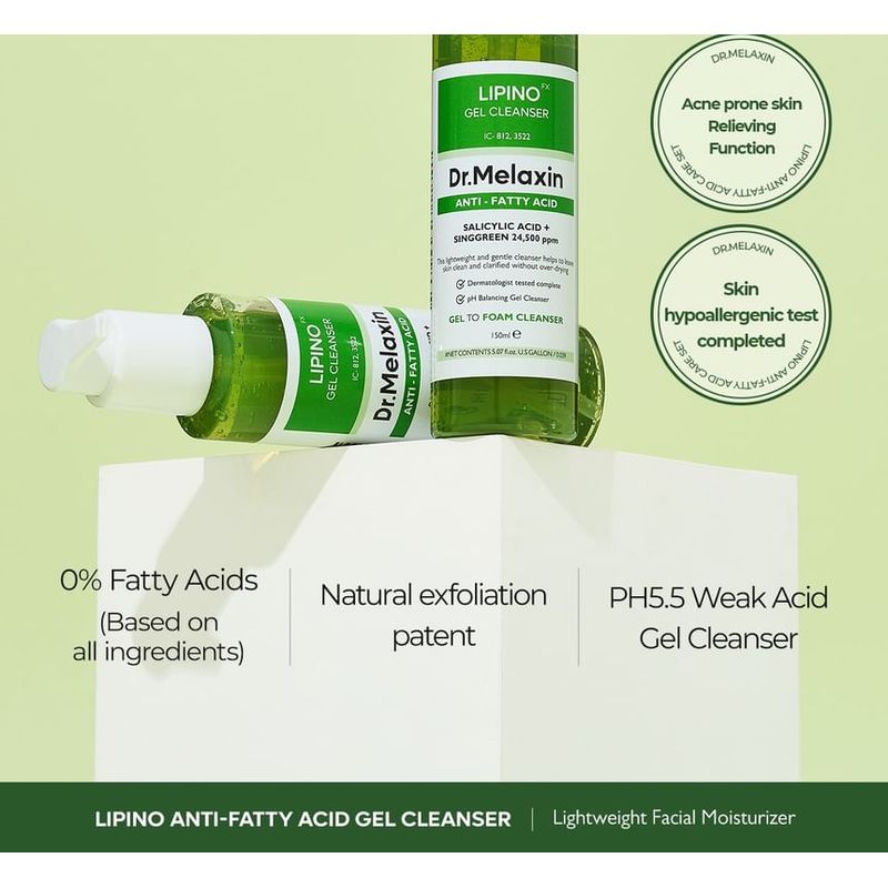 Dr.Melaxin - Lipino Anti-Fatty Acid Gel Cleanser