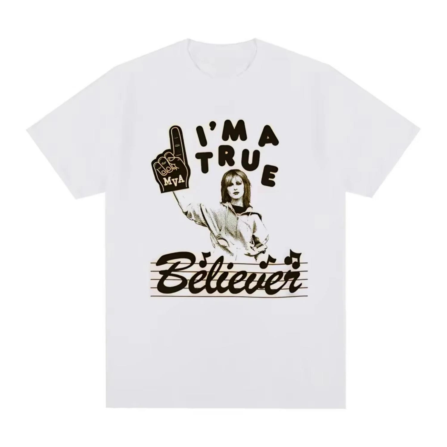 

Летняя футболка True Believer горчичного цвета для фанатов Хейли Уильямс Высокое качество Удобная 2026 Футболки Певица Графический принт Круглый вырез S