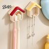 Household Toothbrush Storage Cartoon House Holder, Wall Mounted Bathroom Organizer, Suspended Organizer Drainage Drying Rack for Electric And