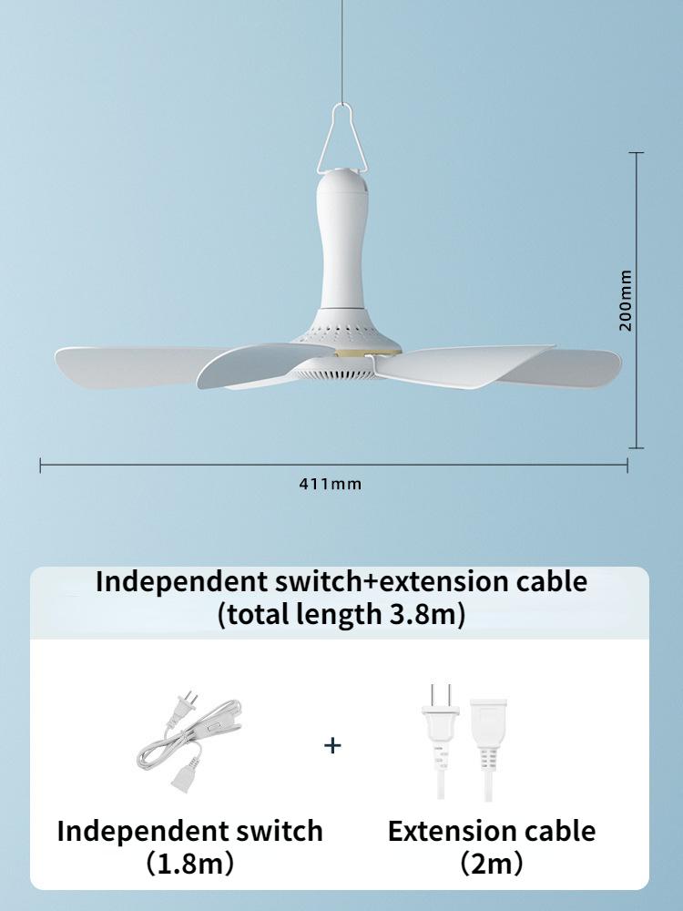 Socket Fan Light LED Ceiling Fan with Led Light Dimmable Small Ceiling Fan Garage Bathroom Study Bedroom Kitchen Use Fans