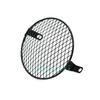 LMoDri Universal Motorrad Front Scheinwerfer Abdeckung Mesh Grille Lampenschirm Mesh Grill Maske Schutz Retro Gitter Stahl