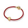 Pandora Lucky Rabbit Woven Leather Bracelet Women bracelet ZT2583