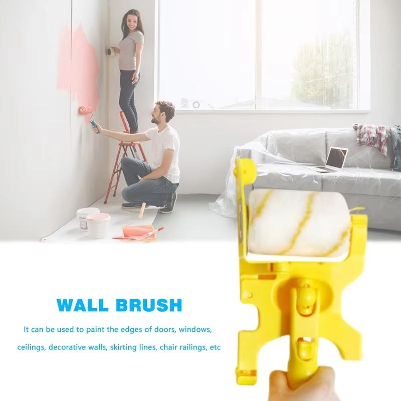 2026 New Paint Edger Roller Brush Multi Use Color Separation Tool Hand Held for Wall Ceiling Home Room Painting Decorating