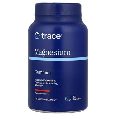 Trace Minerals Research Magnesium Watermelon Flavor Gummies, 120 Count