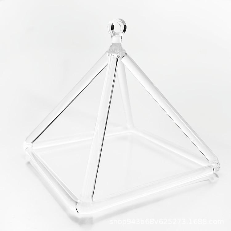 Quartz Pyramid Crystal Tripod Healing Bowl