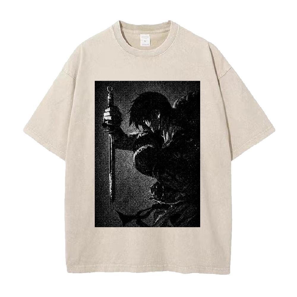 Fushiguro Toji Jujutsu Kaisen Clothing Men Women Manga T-shirts Washed T Shirt Casual Loose Cotton Tee Harajuku Unisex Tshirt