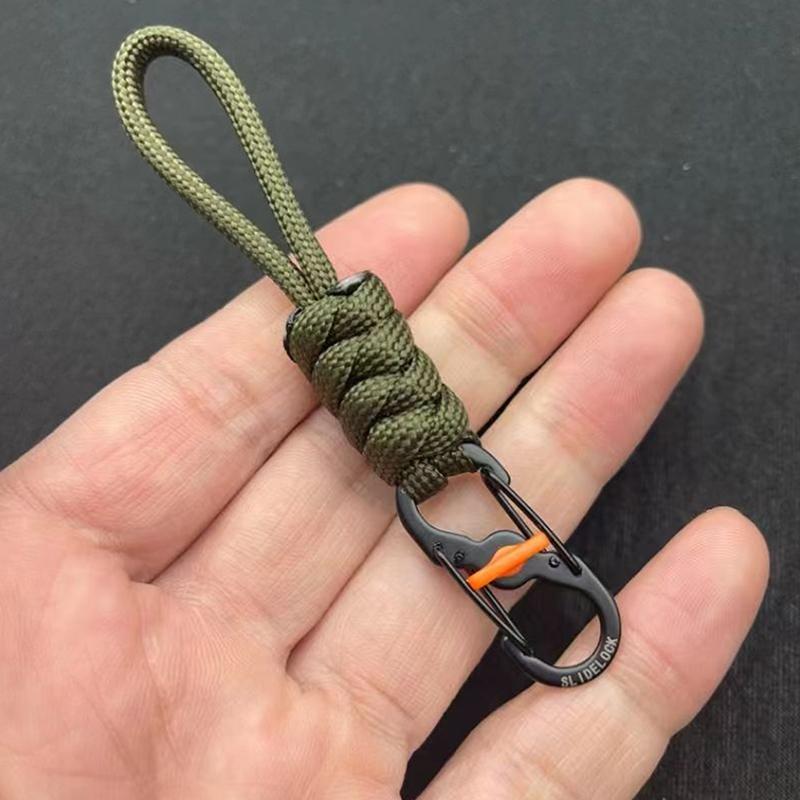 10cm Paraplu Touw Anti-Diefstal En Anti-Verlies 8-Vormige Sleutelhanger Met Slot 8-Vormig Slot Draagbaar Buiten Lanyard Ophanglus