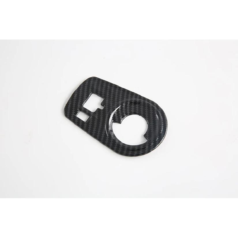 For MG 3 MG3 2024 2025 2026 Car Accessories Carbon Fiber Style Head Light Switch Button Control Panel Cover Trim Bezel